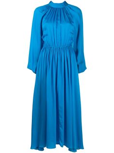 Rhode Resort плиссированное платье с высоким воротником