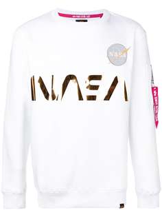Alpha Industries Nasa print sweatshirt