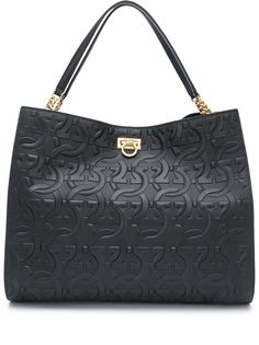 Salvatore Ferragamo сумка-тоут Trifolio среднего размера