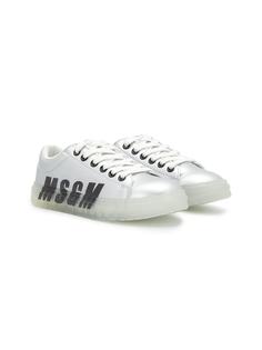 Msgm Kids кроссовки с логотипом и шнуровкой