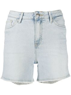 Tommy Hilfiger джинсовые шорты с бахромой