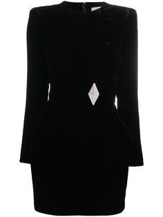 Alexandre Vauthier структурированное платье мини