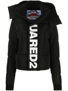Dsquared2 куртка с капюшоном и логотипом