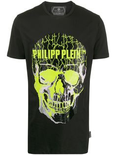 Philipp Plein футболка с декором Skull
