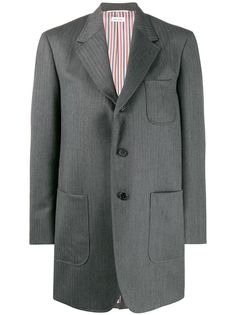 Thom Browne блейзер оверсайз на пуговицах