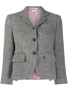 Thom Browne твидовый пиджак в полоску