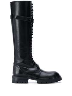 Ann Demeulemeester сапоги в стиле милитари