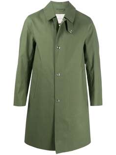 Mackintosh DUNKELD Green Raw Edge Bonded Cotton 3/4 Coat | GR-1013