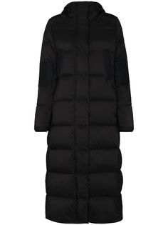 Canada Goose длинный пуховик Alliston с капюшоном