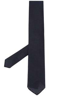 Lardini трикотажный галстук с заостренным концом