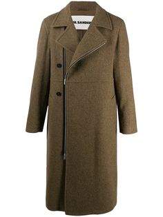 Jil Sander пальто миди на молнии