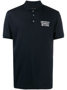 Emporio Armani рубашка поло из пике