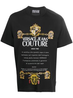 Versace Jeans Couture футболка с короткими рукавами и логотипом