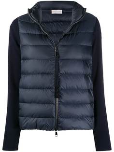 Moncler дутая куртка-кардиган