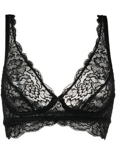 Emporio Armani бюстгальтер из цветочного кружева