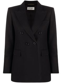 Saint Laurent двубортный блейзер