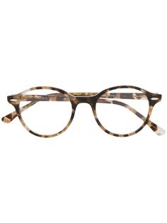 Ray-Ban очки в круглой оправе черепаховой расцветки