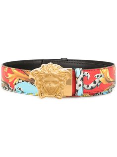 Versace ремень с принтом Barocco Acanthus