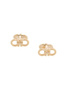 Salvatore Ferragamo запонки Twisted Gancini