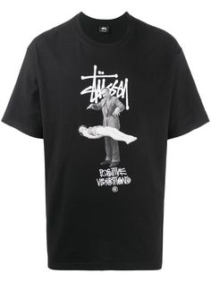 Stussy футболка с фотопринтом