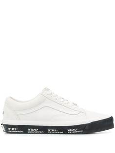 Vans кеды на шнуровке с логотипом на подошве