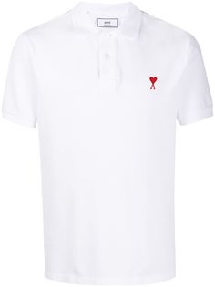 AMI рубашка-поло с логотипом