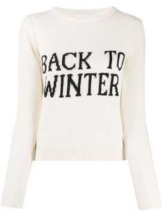 Alberta Ferretti джемпер Back to Winter вязки интарсия