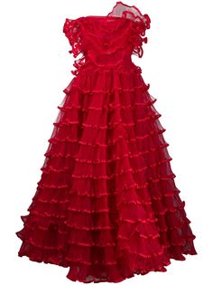 Giambattista Valli вечернее платье с оборками