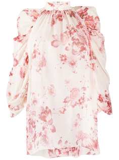 Giambattista Valli блузка с цветочным принтом