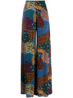 M Missoni широкие брюки с узором