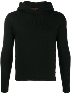 Prada Pre-Owned узкий джемпер 1990-х годов с капюшоном