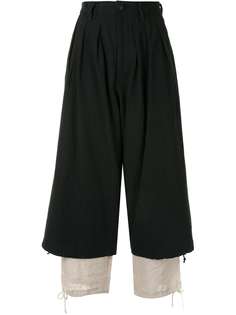 Yohji Yamamoto многослойные брюки