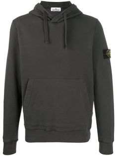Stone Island худи с нашивкой-логотипом