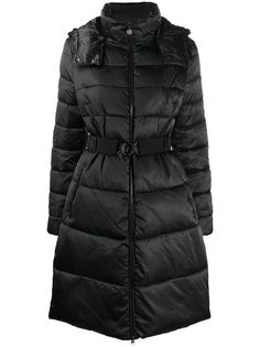 Ea7 Emporio Armani пуховик с поясом