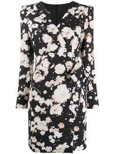 Boutique Moschino платье с цветочным принтом и запахом
