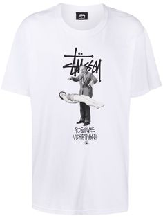 Stussy футболка с логотипом