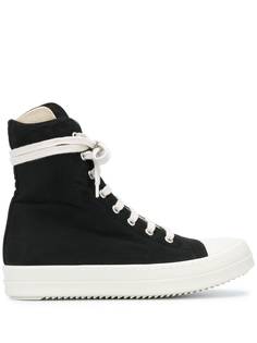 Rick Owens DRKSHDW парусиновые высокие кеды