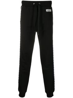 Moschino спортивные брюки с нашивкой-логотипом
