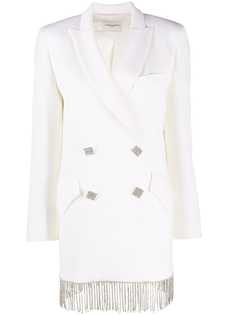 Giuseppe Di Morabito двубортное платье с бахромой