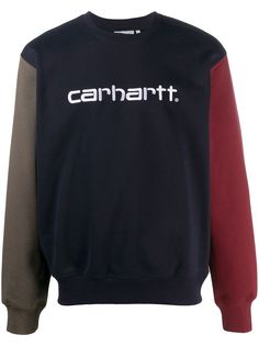 Carhartt WIP толстовка в стиле колор-блок с логотипом