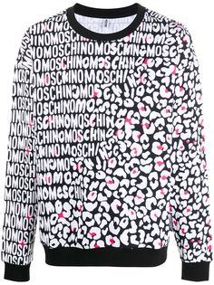 Moschino толстовка с принтом
