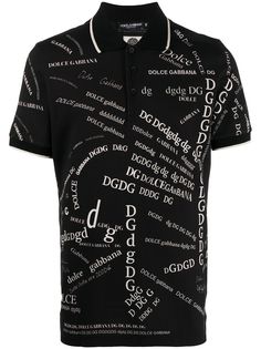 Dolce & Gabbana рубашка поло с логотипом