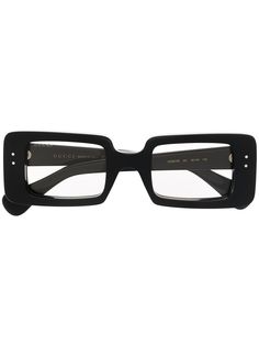Gucci Eyewear солнцезащитные очки в прямоугольной оправе