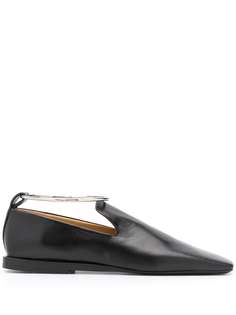 Jil Sander лоферы с браслетом на щиколотке