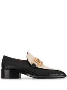 Marni лоферы с квадратным носком