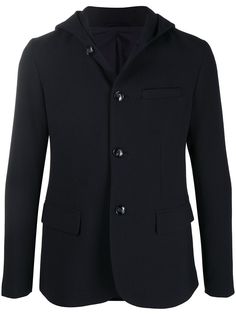Emporio Armani однобортный пиджак с капюшоном
