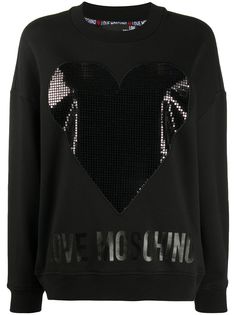 Love Moschino декорированная толстовка