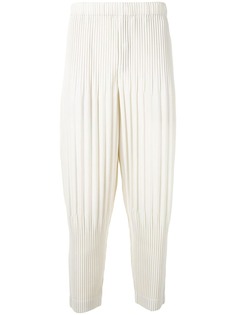 Homme Plissé Issey Miyake укороченные плиссированные брюки