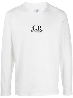 C.P. Company футболка с длинными рукавами и логотипом
