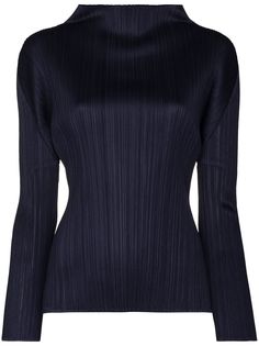 Pleats Please Issey Miyake плиссированный топ